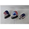 Image 5 : (3) NHL Mini Hockey Helmets