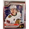 Image 2 : 2023 Connor Bedard Topps Chicago Blackhawks Rookie Sticker Card #52