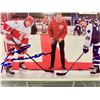 Image 2 : Red Berenson St Louis Blues Autographed 4" x 6" Hockey Photo Nick Lindstrom