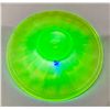 Image 4 : Northwood Uranium Vaseline Stretch Glass Beautiful Dessert Plate - 1920s