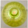 Image 6 : Northwood Uranium Vaseline Stretch Glass Beautiful Dessert Plate - 1920s