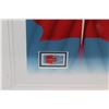 Image 2 : Framed Canada Rowing Olympics London 2012 Print w/Stamp - 18"x26"