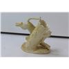 Image 2 : Beleek Porcelain Lion Vase - 7"x5"