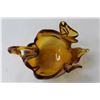 Image 5 : Amber Glass Swan Decor - 5.5"x6"