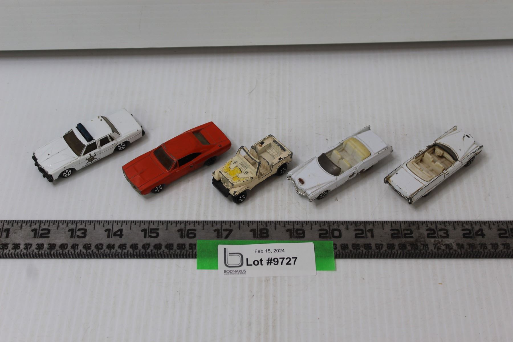64 Scale Model (5) Vintage ERTL 1:64 Scale Model Cars From Dukes of Hazzard Show ...
