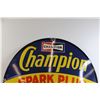 Image 3 : * Champion Round Porcelain Sign - Single-Sided, 30"