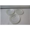 Image 3 : Vintage Federal Iridescent Milk Glass Dishes - (6) Saucers, (4) Mugs, (2) Teacups, One Other Mug