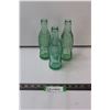 Image 1 : (3) Green Glass Coca-Cola Bottles