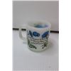 Image 2 : (3) Glasbake Flower-Themed Mugs