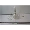 Image 1 : Footed Pinwheel Crystal Desk Lamp, No Shade, Working