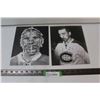 Image 1 : (2) Jacques Plante Photographs