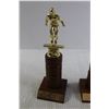 Image 2 : (4) Vintage Swimming Trophies