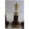 Image 3 : (4) Vintage Swimming Trophies