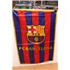 Image 5 : (3) Korean Cheering Flags, Barcelona Football Club Flag, Collectible Cricket Puzzle - As Is