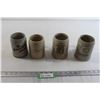 Image 1 : (4) Stoneware Vintage German Beer Mugs