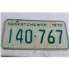 Image 3 : Pair of Saskatchewan 1970 License Plates