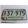 Image 2 : Pair of Saskatchewan 1974 License Plates