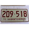Image 2 : Pair of Saskatchewan 1975 License Plates