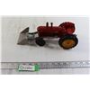 Image 1 : Vintage Massey Harris 44 Tractor with F.E. Loader - Repaint, 1/16 Die Cast