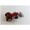Image 3 : Vintage Massey Harris 44 Tractor with F.E. Loader - Repaint, 1/16 Die Cast