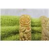 Image 2 : (3) 1930s Antique Carved Celluloid Bracelets