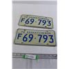 Image 1 : Pair of Saskatchewan 1972 License Plates