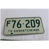 Image 3 : Pair of Saskatchewan 1974 License Plates