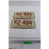 Image 1 : Pair of Saskatchewan 1975 License Plates