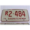 Image 3 : Pair of Saskatchewan 1975 License Plates