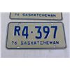 Image 2 : Pair of Saskatchewan 1976 License Plates