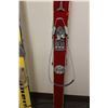 Image 10 : (2) Pairs of Vintage Skis - Kneissl Telemark and Combi Junior