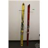 Image 1 : (2) Pairs of Vintage Skis - Kneissl Telemark and Combi Junior