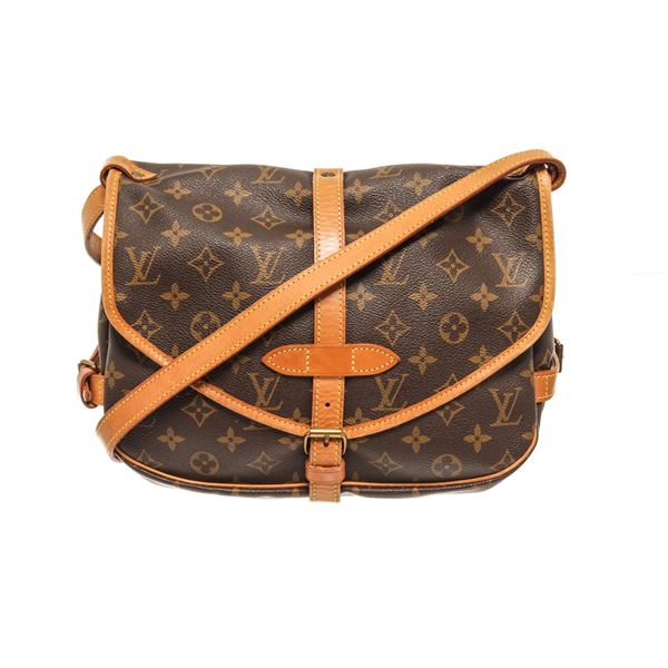 Louis Vuitton Brown Monogram Canvas Saumur 30 Shoulder Bag