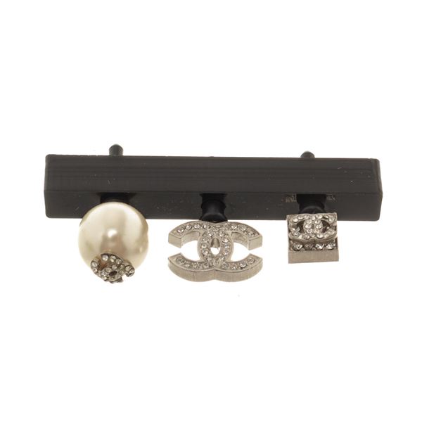 Chanel CC Pearl Aux Plug Set of 3