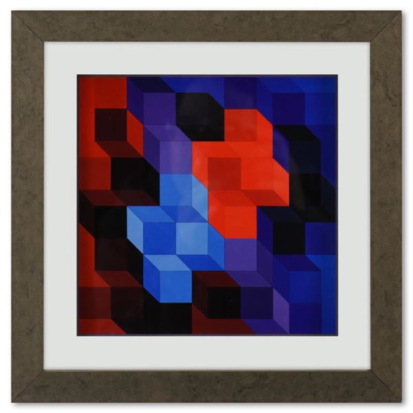 Deuton - RB de la serie Hommage A L'Hexagone by Vasarely (1908-1997)