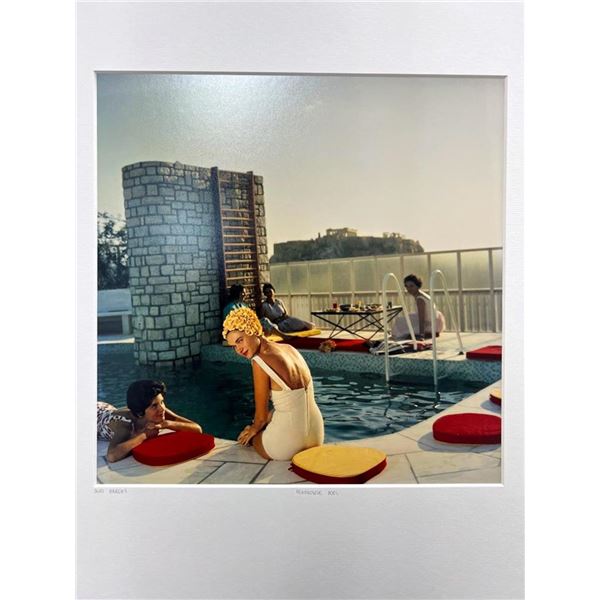 Slim Aarons Penthouse Pool '61 YellowKorner Vintage Summer Greece Certified Phot