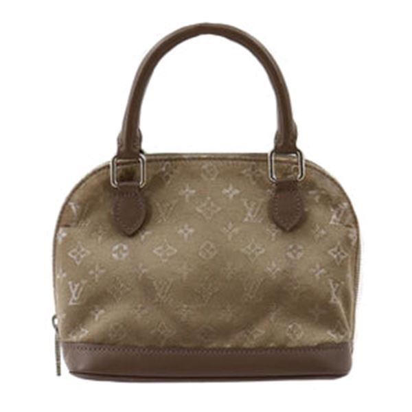 Louis Vuitton Light Brown Monogram Satin Alma Mini Handbag