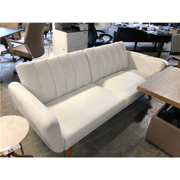 CREAM WHITE 80 W CLICK CLACK SOFA BED