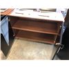 Image 2 : CHERRY/BLACK 42"W DOUBLE DOOR BOOKCASE