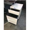 Image 2 : WHITE 2 DRAWER PEDESTAL