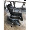 Image 2 : BLACK/CHROME EURO STYLE LO-BACK TILTER CHAIR