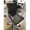 Image 2 : BLACK/CHROME EURO STYLE LO-BACK TILTER CHAIR, MINOR COSMETIC DAMAGE