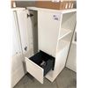 Image 2 : MERIDIAN WHITE 53"H PERSONAL STORAGE UNIT