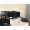 Image 1 : 5 MISC. 24" LCD MONITORS - 2 WITHOUT BASES AND SOME COSMETIC DAMAGE