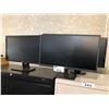 Image 2 : 5 MISC. 24" LCD MONITORS - 2 WITHOUT BASES AND SOME COSMETIC DAMAGE