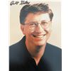 Microsoft founder Bill Gates signed photo