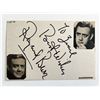 115  Raymond Burr signed note