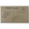 Willie Keeler signed post card