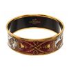 Image 1 : Hermes Gold Hardware Email Bangle
