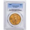 Image 1 : 1908 $20 No Motto Double Eagle Gold Coin PCGS MS63